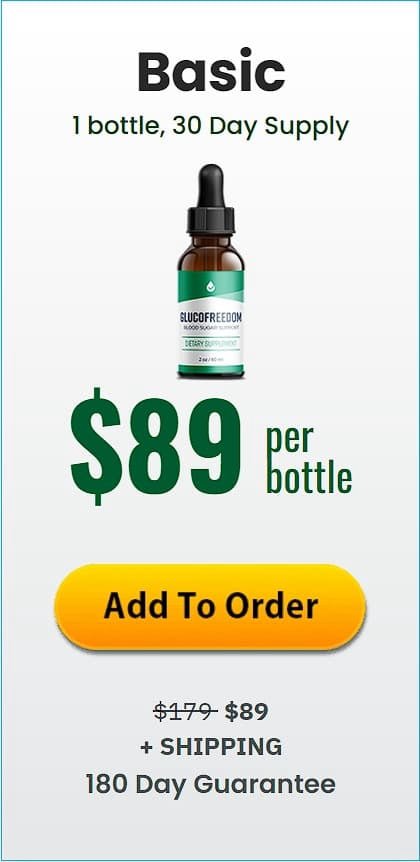 buy one glucofreedom supplement bottle